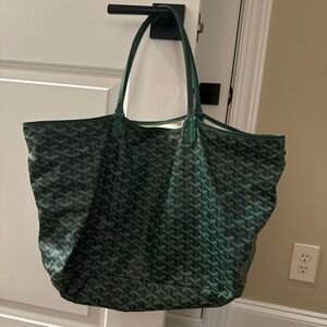 Goyard St Louis GM Tote in Green